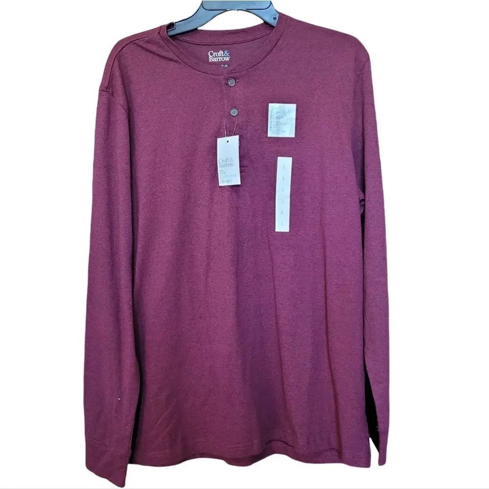 Men croft & bartow maroon tee - Picture 2 of 4